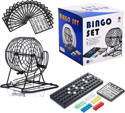 Deluxe Bingo Cage Game Set .